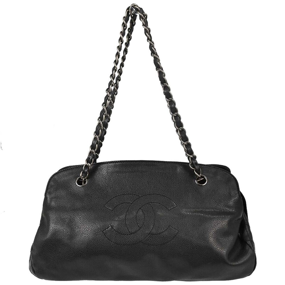 Chanel CC Bowler Caviar Large